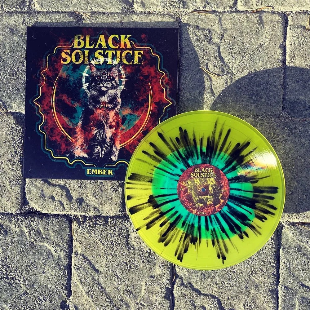 Black Solstice - Ember LP (Yellow/Black/Turquoise Splatter Vinyl)