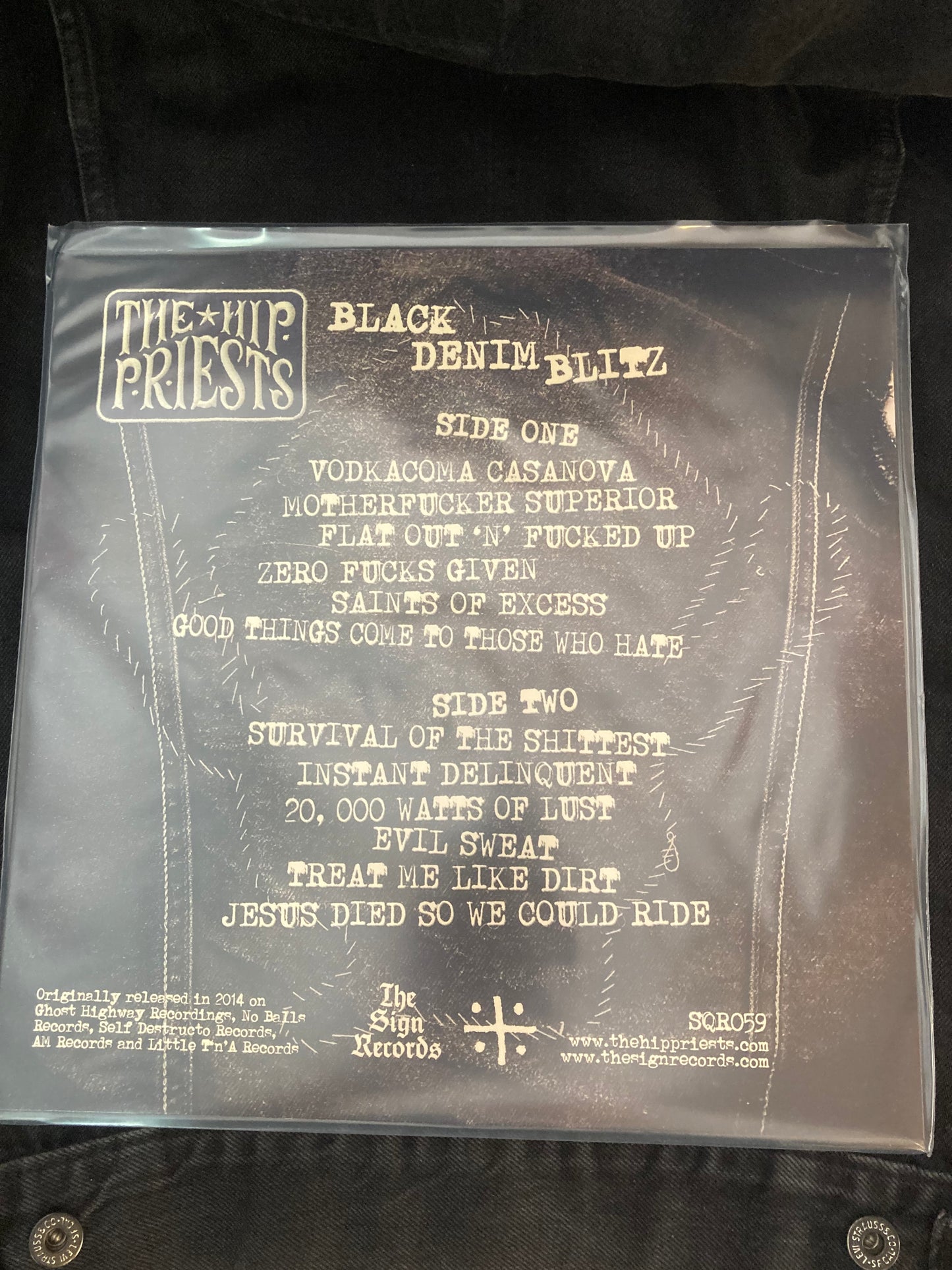 The Hip Priests - Black Denim Blitz