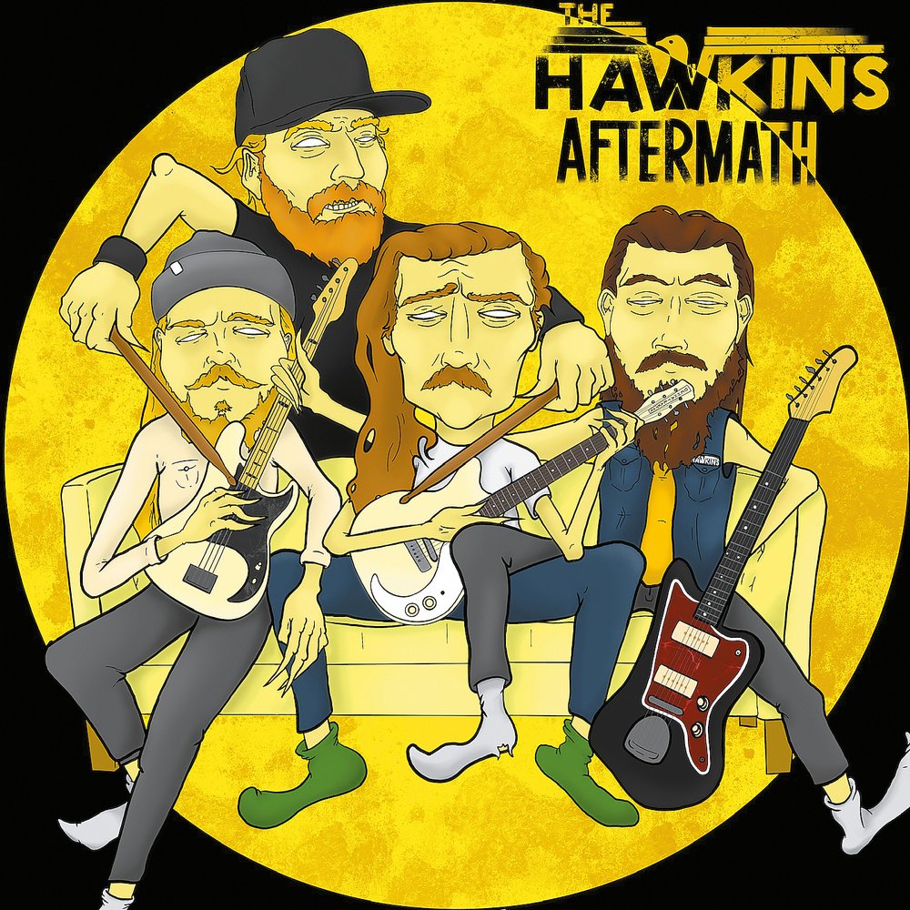 The Hawkins - Aftermath LP (Limited Transparent Blue Vinyl)