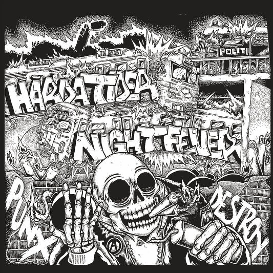 Hårda Tider / Night Fever Split 12"