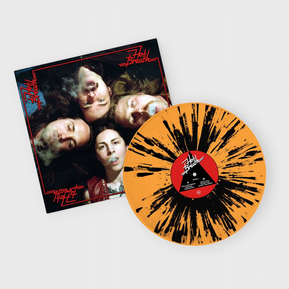 Hot Breath - Hot Breath LP (Black/Orange Splatter Vinyl)