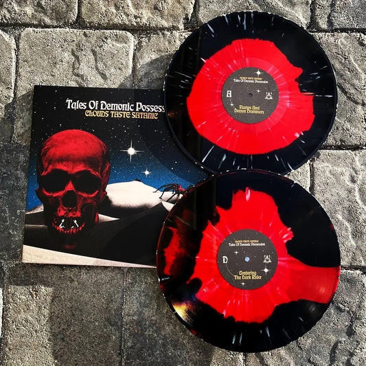 Clouds Taste Satanic - Tales Of Demonic Possession LP (Black/Red Swirl Vinyl)
