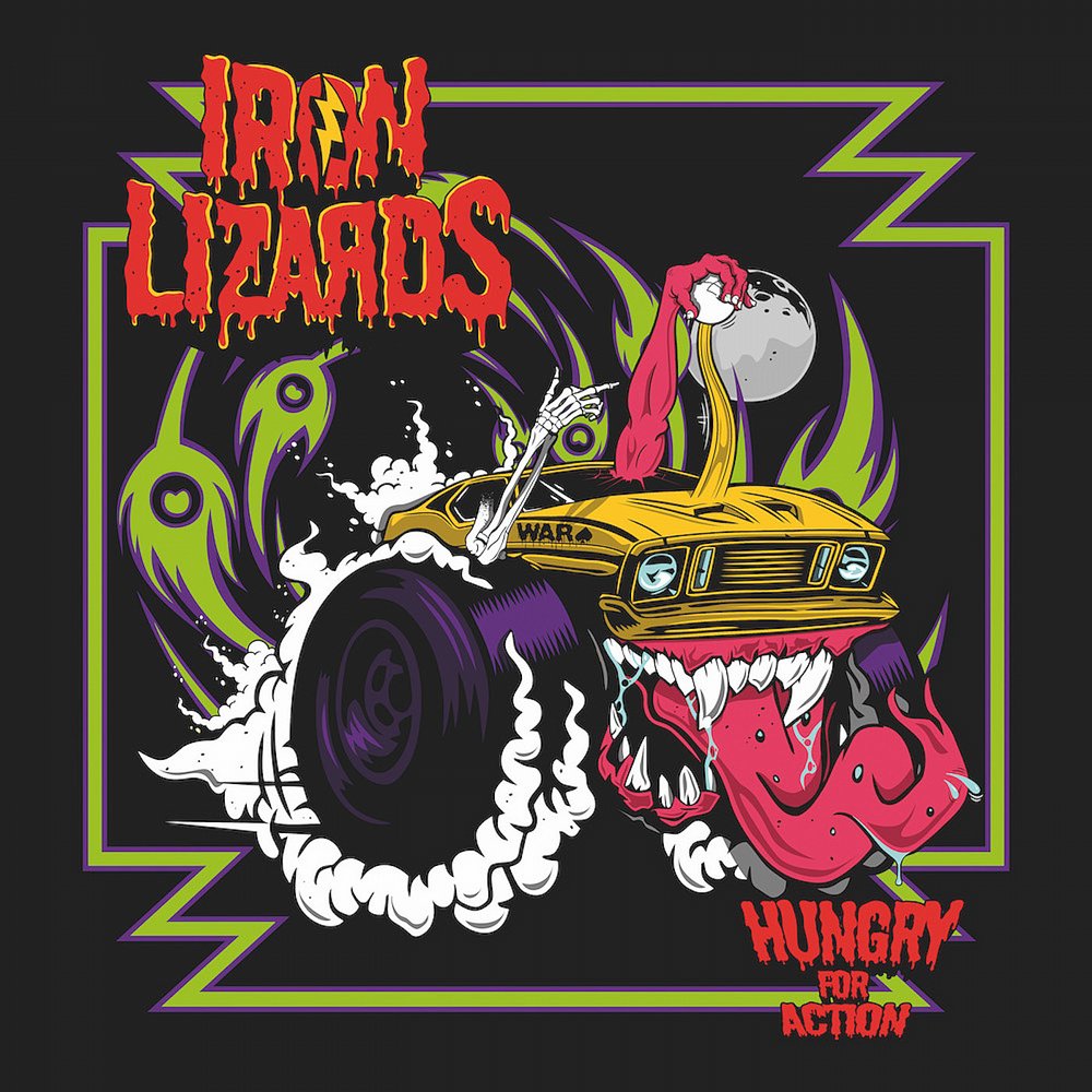 Iron Lizards - Hungry For Action LP (Limited Purple Vinyl)