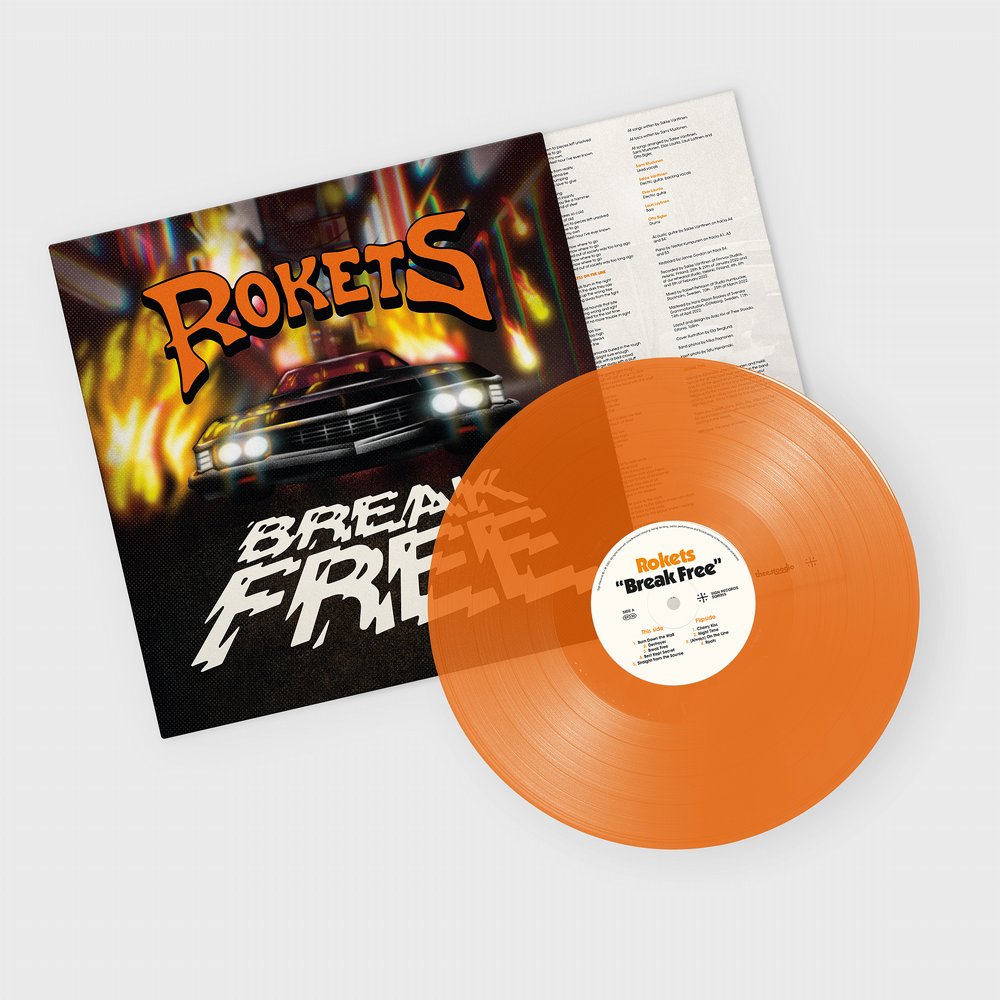 Rokets - Break Free LP (Transparent Orange Vinyl)