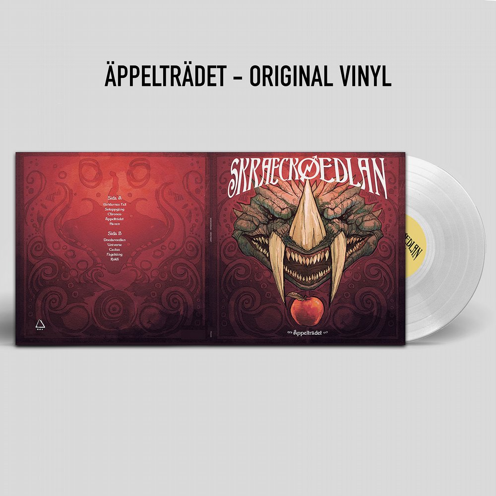 Skraeckoedlan - Äppelträdet LP Original Cover - Clear Vinyl