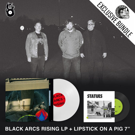 Statues - Black Arcs Rising - BUNDLE - (White Vinyl + 7")