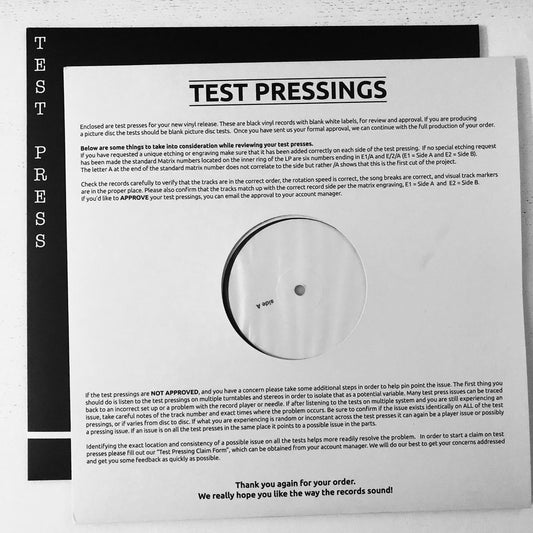 The Blinds - On Our Own LP (Testpress)